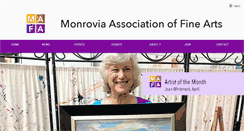 Desktop Screenshot of monroviafinearts.org